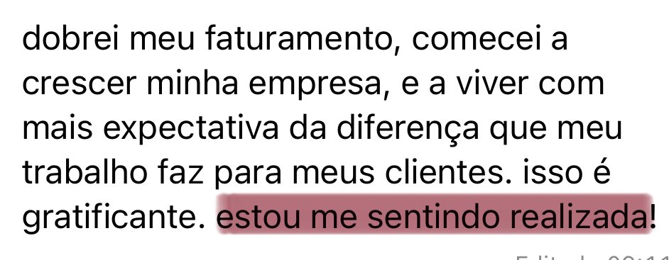 Depoimento mentorada