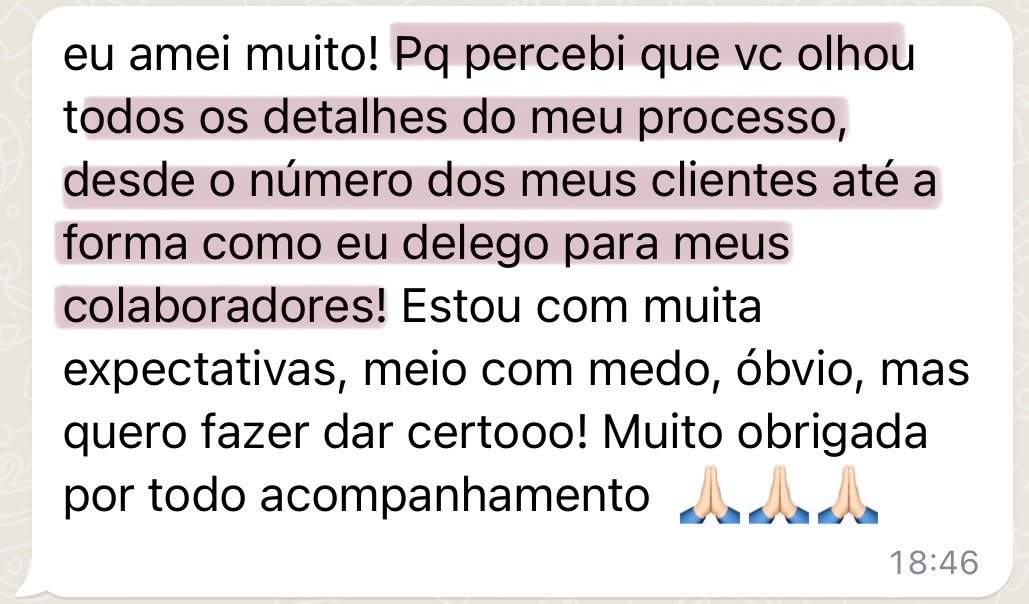 Depoimento mentorada